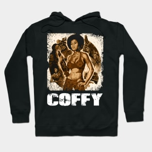 Coffee, Cream, and Cleopatra Jones 70s Exploitation Chic Hoodie